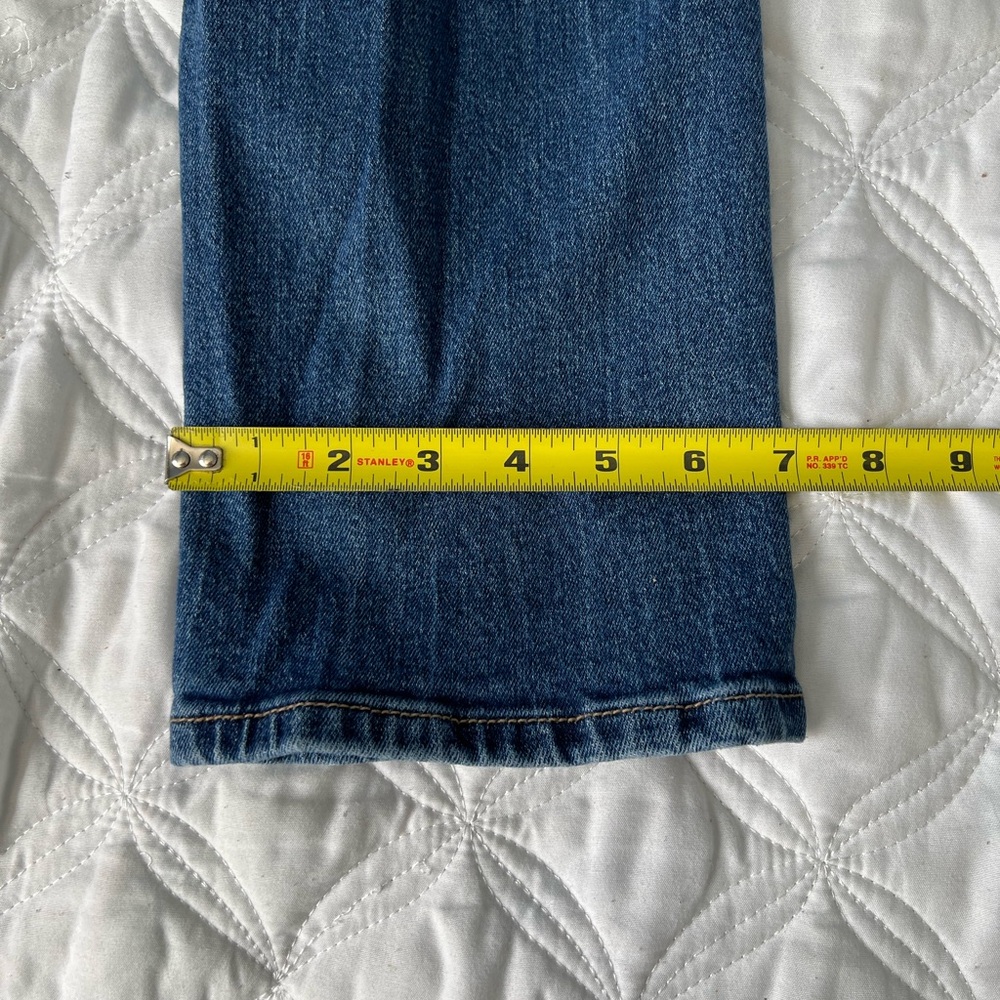 Pilcro and the Letterpress Anthropologie Slim Boyfriend Blue Denim Jeans - 30 - Picture 9 of 14